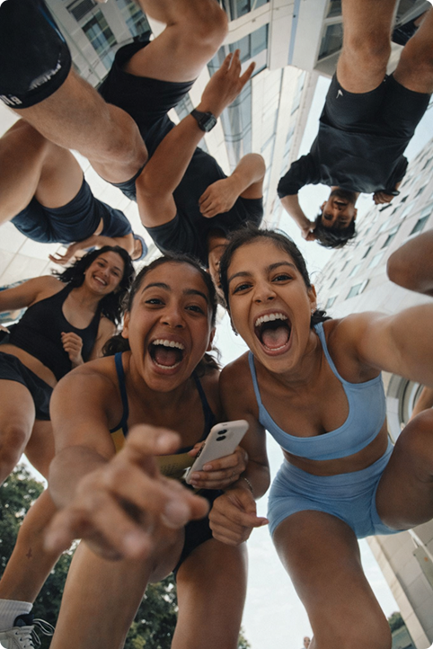 Friends at a Dawn community event